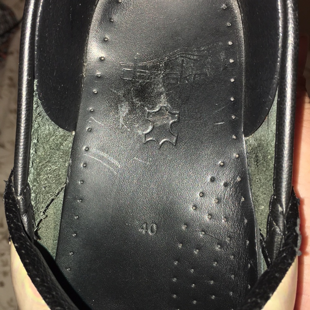 Pearlescent Dansko Clogs - image 4